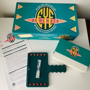 1996 Eye Remember Canadian Vintage Memory Board Game Made In Canada Rare